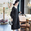 Heavy Industry Embroidery Flower Crepe Petal Sleeve Dress Early Spring 2020 Long Sleeve A-line Dress