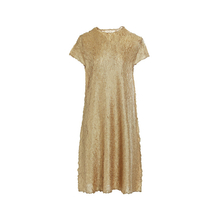 Ruffle Casual Dress Spring Summer Fashion Pleated Short Sleeve Dress
