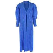 2021 New One Button A-line Loose Long Women's Windbreaker Pleated Coat