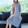 New Arrival Autumn Women Pleated Dress Patchwork Fashion Tidal Loose Big Size Dress
