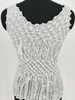 Factory Direct Supply Stylish Diamond plus Size pleated Sleeveless O-neck Casual T-shirt