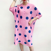 Women Jacket Pleated Polka Dot Coat Summer 2020 New Cardigan Style Plus Size Coat