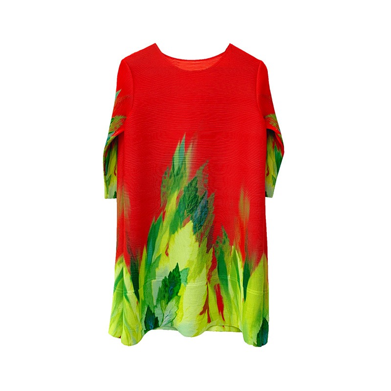 Spring 2020 Women Pleated Dress Oversized New Dress