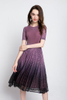 Autumn Women Pleated Dress Tidal Fashion New Lace Loose Dress