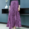 Spring Mesh Pleated Half-length Skirt Popular Female A-shaped Skirt