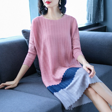 Women Pleated Fashion New Tidal Pleated Loose Big Size Dress