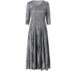 Pleated Large Dress 2020 Spring New Women's Long Slim Dress