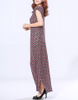 Summer Women Pleated Loose Big Size Long Dress Lady Elegant Short Sleeved Dress