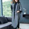 Autumn And Winter 2019 New Women Jacket Pleated Windbreaker Fashion Style Classic Hooded Heavy Duty Folding Coat