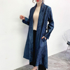 Women Winter New Pleated Windbreaker Loose Large Size Strap Double-layer Thickened Double-sided Coat