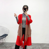 Women Pleated Tassel Coat Autumn And Winter 2019 New Loose Large Cardigan Crimped Trench Coat