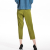 New Loose Large Size Autumn Women Pleated Pants Elastic Waist Capris Trend Trousers