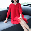 Spring Fashion New Women Pleated Tidal Popular Lady Loose Big Size Dress