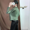 Autumn Winter Women Pleated Jacket Fashion New Tidal Loose Coat Tops