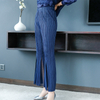 New Spring Female Garment Mesh Stitching Fashion Trousers Temperament Tide Trousers