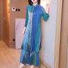 Lady's Pleated Fashion Casual Suit 2021 Spring Dress New Women's Loose Plus Size Two Piece Set
