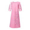 High End Embroidery Plus Size Pleated Dress Spring 2021 New Women Loose Temperament Pleated Dress