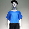 Women's 2020 Summer New Fashion Simple Short Sleeve T-shirt Loose Round Neck Pleated Tops