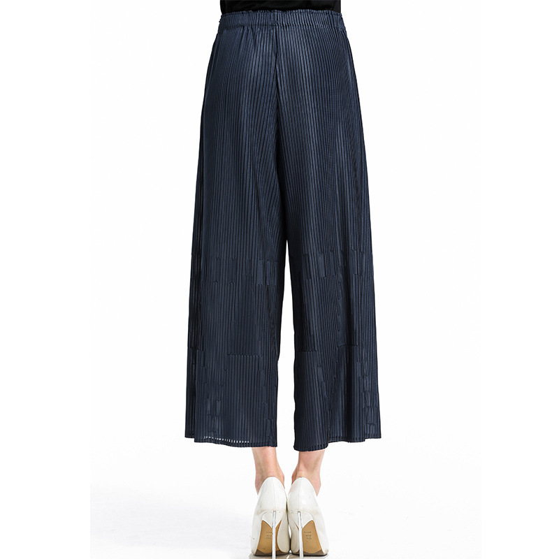 Original 2018 Jacquard High Waist Waist Leg Pants