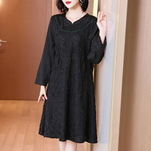 Chinese Style Retro Modified Cheongsam Spring 2021 New High End Pleated Dress