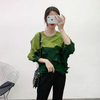 Diamond Pleated Top Spring 2020 New Style Pleated Color Matching T-shirt Large Foreign Style Bottoming Shirt