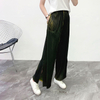 Women Pleated Solid Color Pleated Pants 2020 Spring New Casual Pants Large Wide Leg Pants