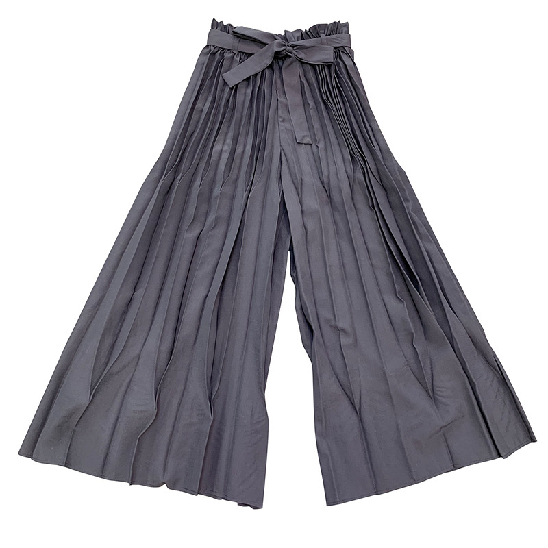 Women Pleated Fashion New Tidal Big Size Loose Trousers Tidal Pants