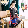 Oversized Belly Covering Dress 2020 Spring New Fashion Printed Loose Dress