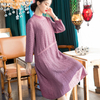 Spring Women Pleated Dress Fashion New Arrival Loose Big Size Dress