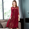 Women Pleated Fashion New Tidal Print Popular Lady Elegant Dress