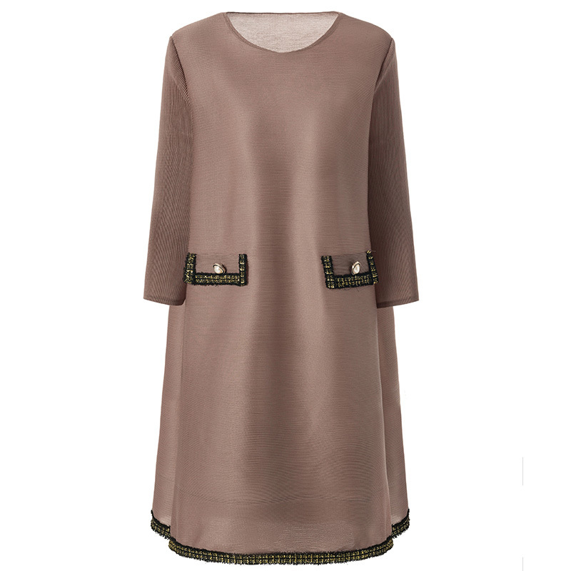 2020 Spring New Dress Women Oversized Pleated Dress