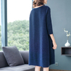 Autumn Women Pleated Fashion New Tidal Loose Big Size Elegant Lady Dress