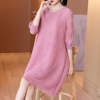 Pleated Embroidery Plus Size Spring 2021 New Women Loose Pleated Dress
