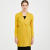 Spring 2020 Women Pleated New Style Basic Lapel Coat Casual Light Mature Top One Button Jacket