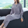 Autumn Women Pleated Jacket Fashion Leisure Suit Two-piece Trousers Suit