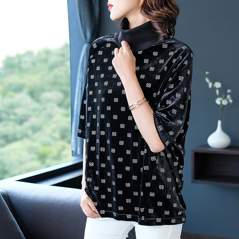 Winter Autumn Women Fashion New Shirts Pullover Tops High-end Garments