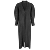 2021 New One Button A-line Loose Long Women's Windbreaker Pleated Coat