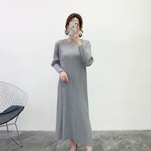 Pleated Dress Spring And Summer 2020 New Relaxed Large Solid Base Dress