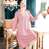 Spring Women Fashion New Loose Big Size Pleated Dress