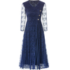 Lace Large Pleated Dress 2020 Spring New Slim Pleated Dress