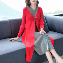 Autumn Women Pleated Fashion New Tidal Loose Big Size Dress