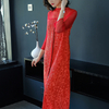 Fashion New Spring Summer Women Elegant Loose Lady Slim Free Size One Piece Pleats Dress