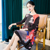 Oversized Belly Covering Dress 2020 Spring New Fashion Printed Loose Dress
