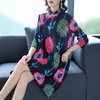 Autumn Women Dress New Arrival Fashion Print Pleated Dress