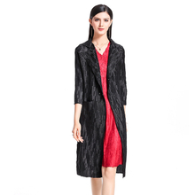 Women Pleat Fashion OL Plus Size folding Coat Jackets