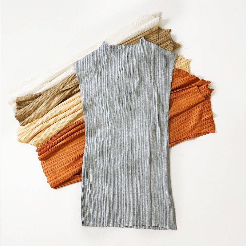 Fashionable T-shirt Women's New Basic Pleated Sleeveless Bottoming Top In Spring And Summer 2020