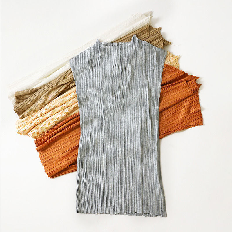 Fashionable T-shirt Women's New Basic Pleated Sleeveless Bottoming Top In Spring And Summer 2020