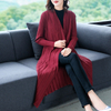 Winter Autumn Women Pleated Fashion New Tidal Long Sleeves Jacket Loose Popular Tidal Coat
