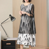 Printed Dresses Summer New Women's Dresses Fashion New Tidal Loose Big Size Dress