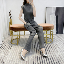 Summer 2020 Women Spot Pleated Jumpsuit New Slim Casual Pants